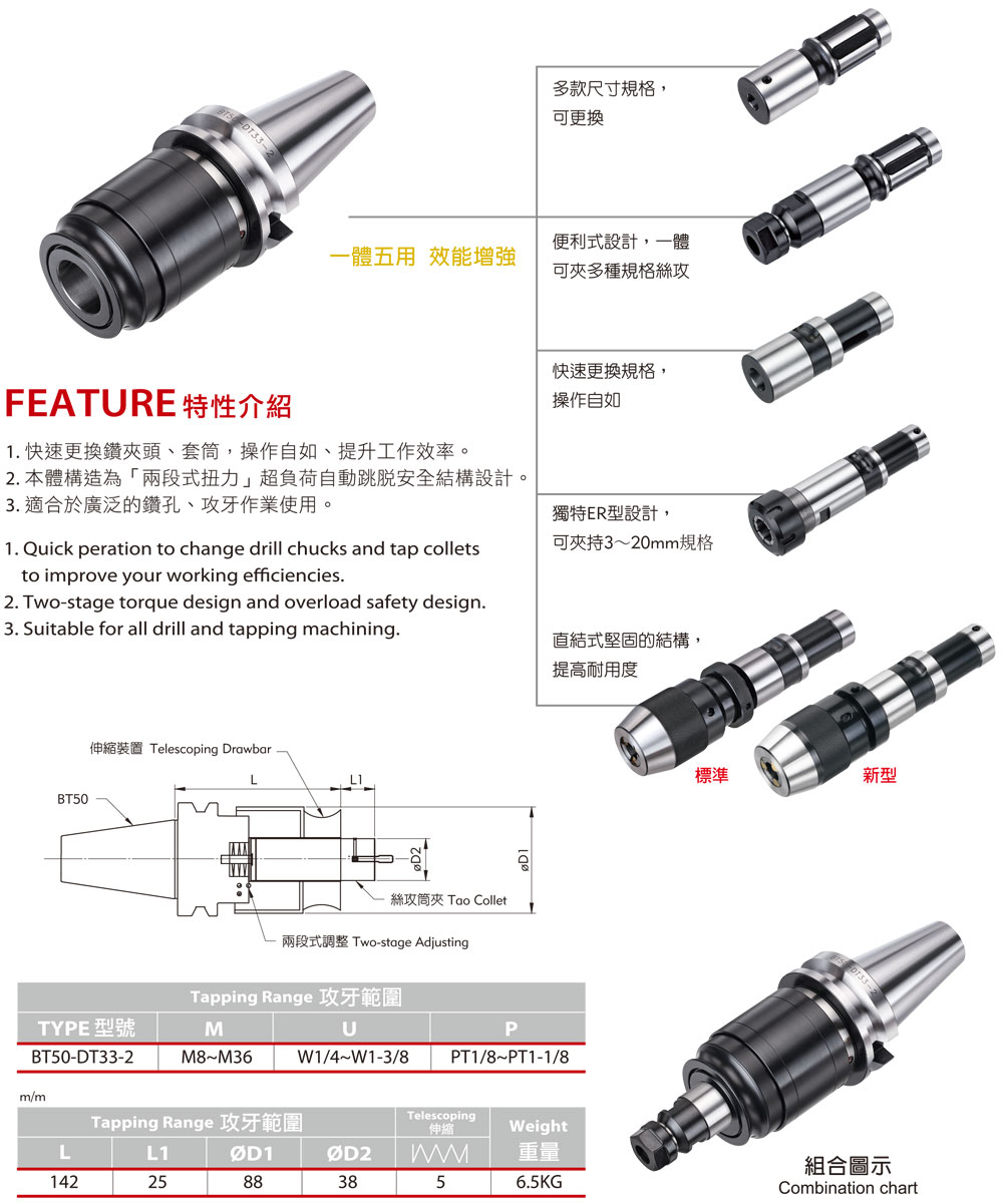 DT 鑽孔、攻牙器