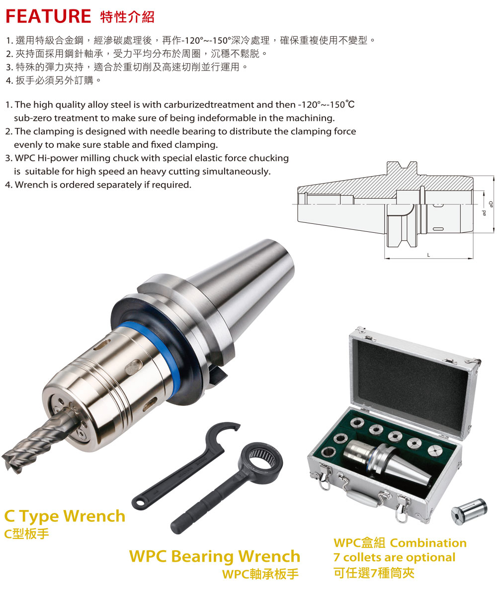 WPC 強力挾持刀桿